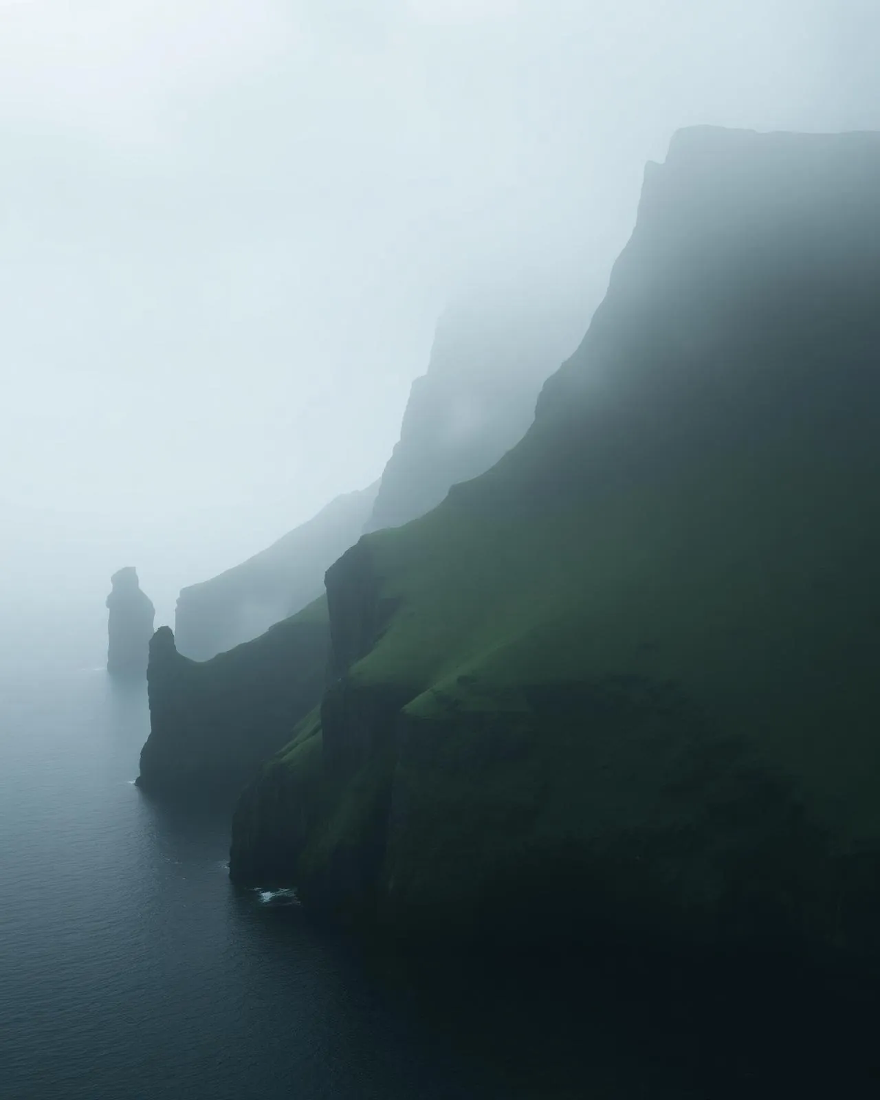 Chasing fog across Kalsoy