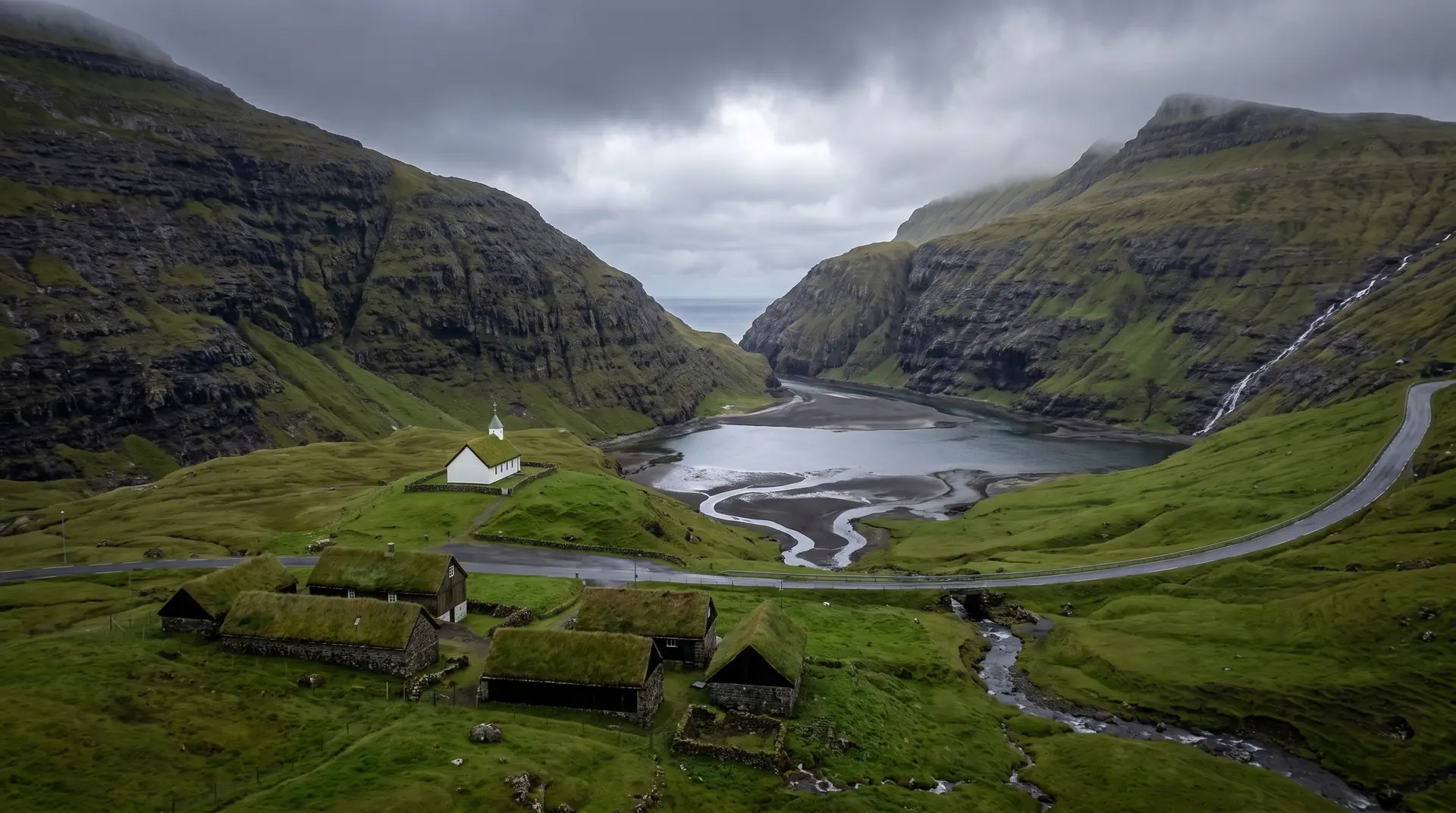 Fog conditions in the Faroe Islands